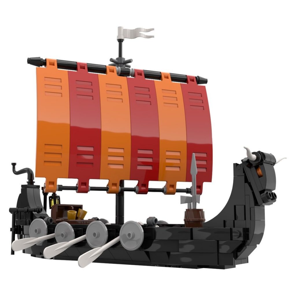MOC-116513 Bull Headed Longship With 313 Pieces