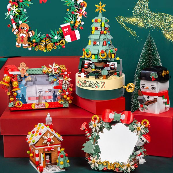 JAKI 1302 Christmas Gift Toys DIY Music Box Christmas Tree 1 - MOULD KING