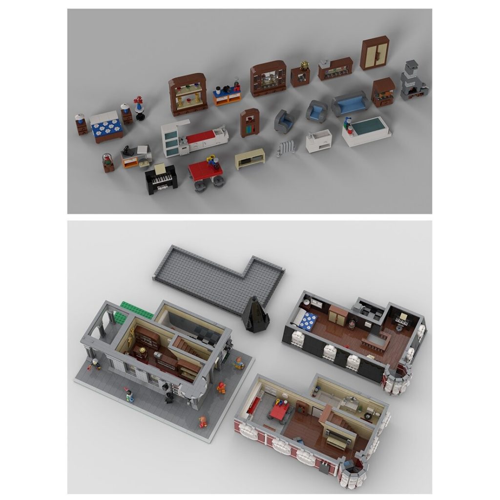MOC-40348 Jewelry Shop With 3702 Pieces
