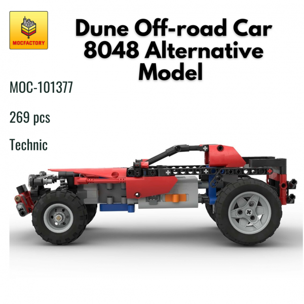 MOC 101377 Technic Dune Off road Car 8048 Alternative Model MOC FACTORY - MOULD KING