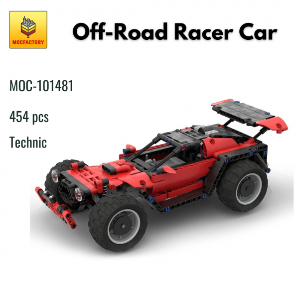 MOC 101481 Technic Off Road Racer Car MOC FACTORY - MOULD KING