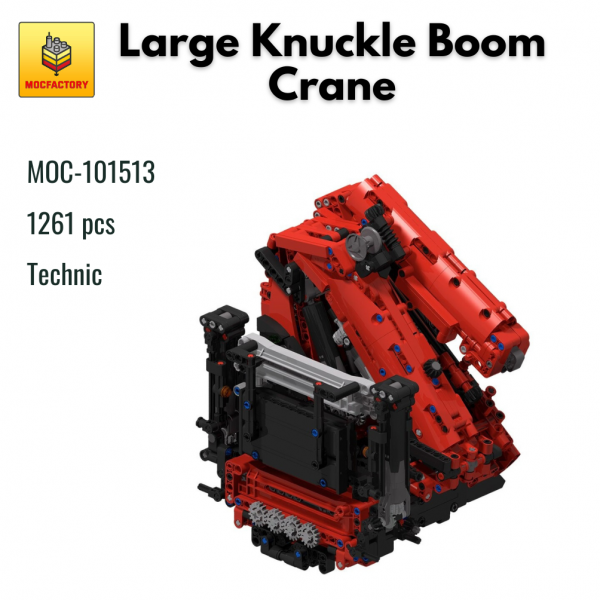 MOC 101513 Technic Large Knuckle Boom Crane MOC FACTORY - MOULD KING