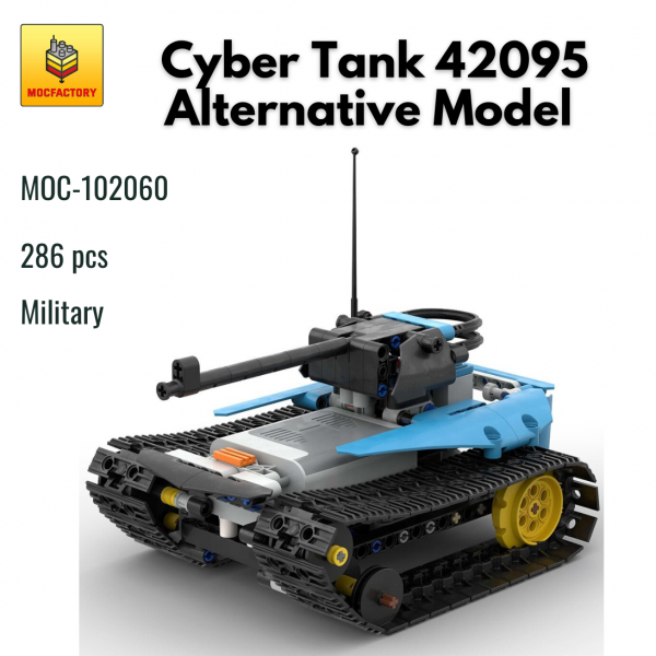 MOC 102060 Military Cyber Tank 42095 Alternative Model MOC FACTORY - MOULD KING