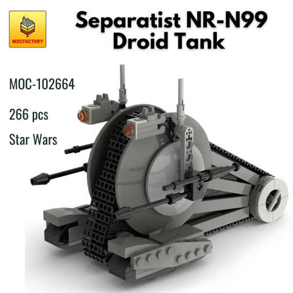 MOC 102664 Star Wars Separatist NR N99 Droid Tank MOC FACTORY - MOULD KING
