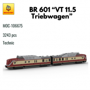 MOC 106675 Technic BR 601 VT 11.5 Triebwagen MOC FACTORY - MOULD KING