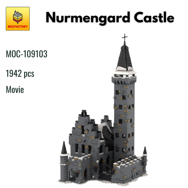 MOC 109103 Movie Nurmengard Castle MOC FACTORY - MOULD KING