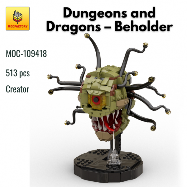 MOC 109418 Creator Dungeons and Dragons – Beholder MOC FACTORY - MOULD KING