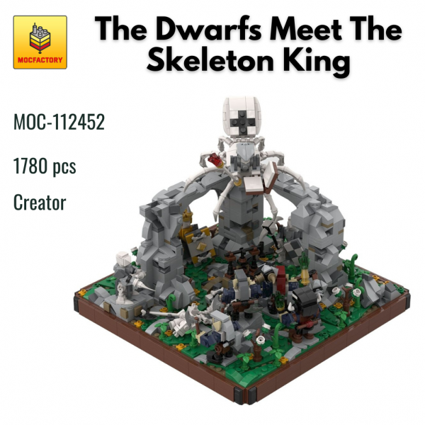 MOC 112452 Creator The Dwarfs Meet The Skeleton King MOC FACTORY - MOULD KING
