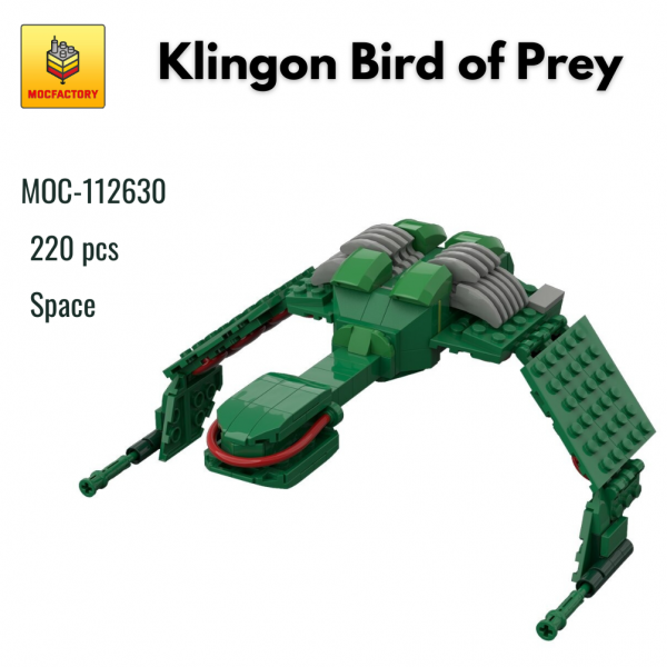 MOC 112630 Space Klingon Bird of Prey MOC FACTORY - MOULD KING