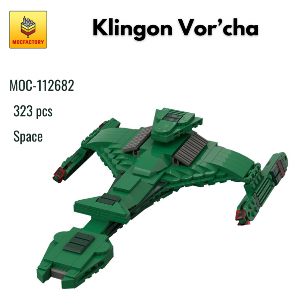 MOC 112682 Space Klingon Vorcha MOC FACTORY - MOULD KING
