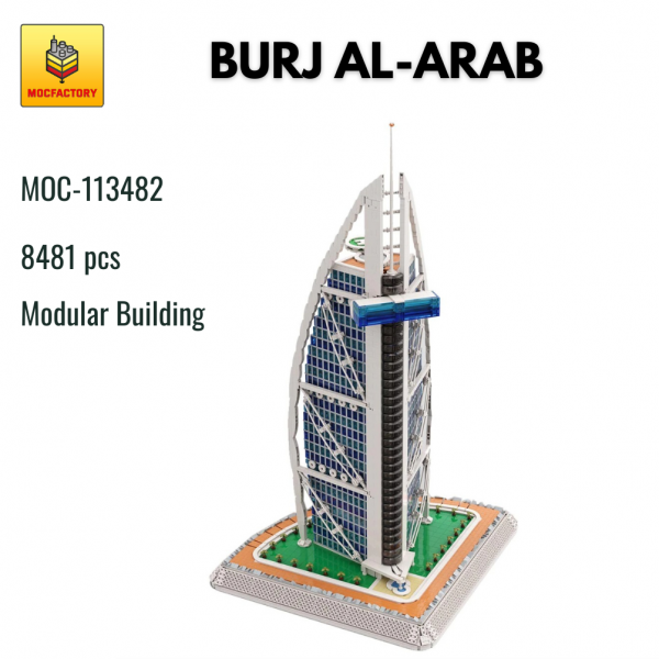 MOC 113482 Modular Building BURJ AL ARAB MOC FACTORY - MOULD KING