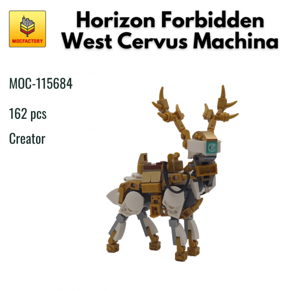 MOC 115684 Creator Horizon Forbidden West Cervus Machina MOC FACTORY - MOULD KING