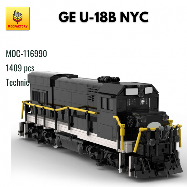 MOC 116990 Technic GE U 18B NYC MOC FACTORY - MOULD KING