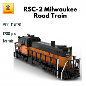 MOC 117020 Technic RSC 2 Milwaukee Road Train MOC FACTORY - MOULD KING