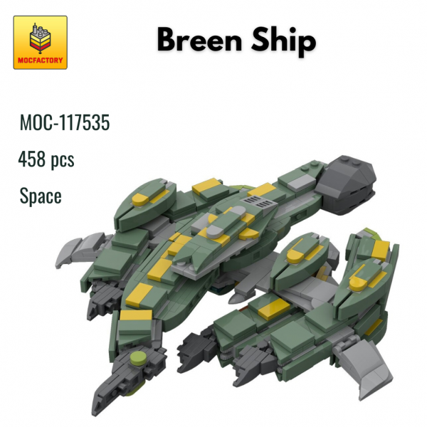 MOC 117535 Space Breen Ship MOC FACTORY - MOULD KING