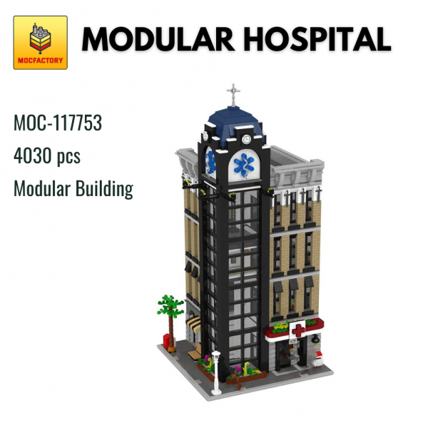 MOC 117753 Modular Building MODULAR HOSPITAL MOC FACTORY - MOULD KING