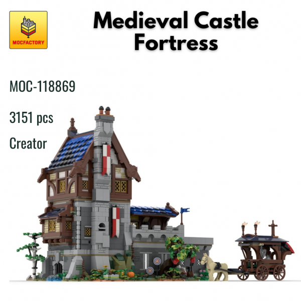 MOC 118869 Medieval Castle Fortress - MOULD KING