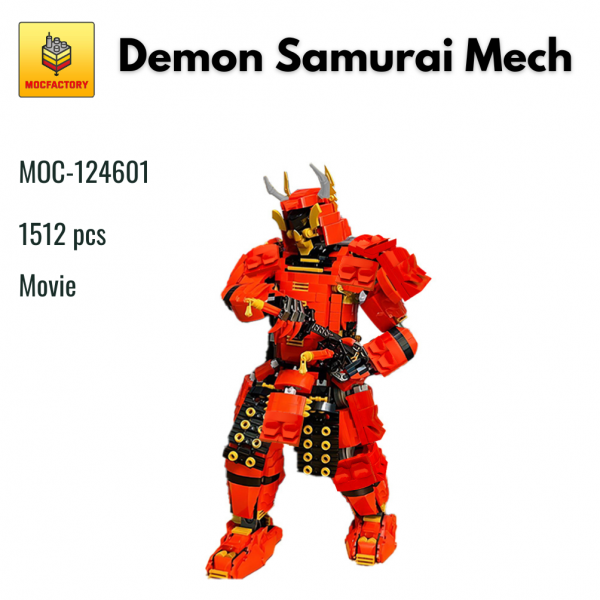 MOC 124601 Movie Demon Samurai Mech MOC FACTORY - MOULD KING