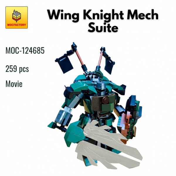 MOC 124685 Movie Wing Knight Mech Suite MOC FACTORY - MOULD KING