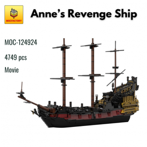 MOC 124924 Movie Annes Revenge Ship Model Pirate Series MOCFACTORY Copy - MOULD KING
