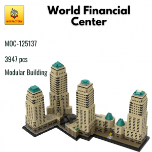 MOC 125137 Modular Building World Financial Center MOCFACTORY - MOULD KING