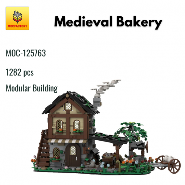 MOC 125763 Modular Building Medieval Bakery MOC FACTORY - MOULD KING