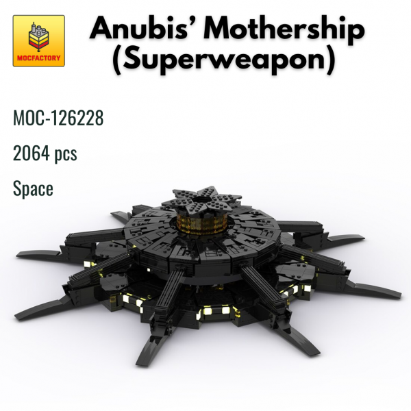 MOC 126228 Space Anubis Mothership Superweapon MOC FACTORY - MOULD KING