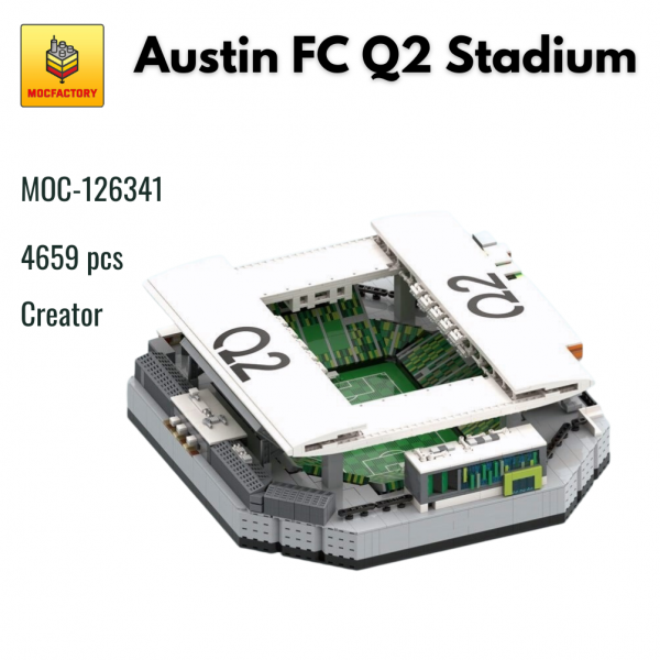 MOC 126341 Creator Austin FC Q2 Stadium MOC FACTORY - MOULD KING