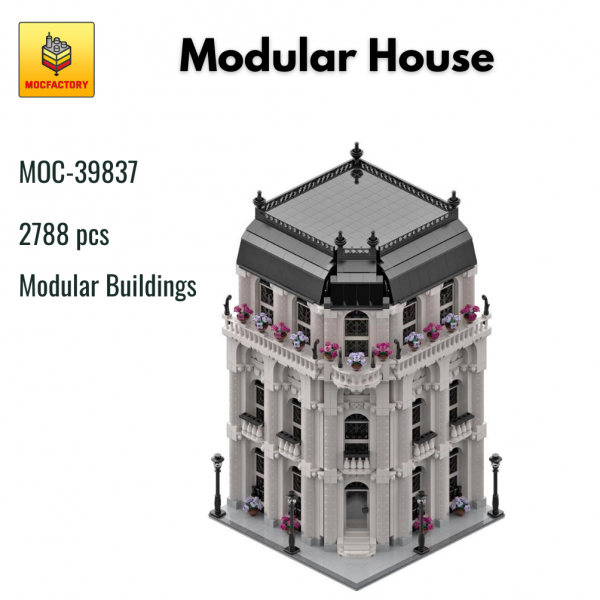 MOC 39837 Modular Buildings Modular House MOC FACTORY - MOULD KING