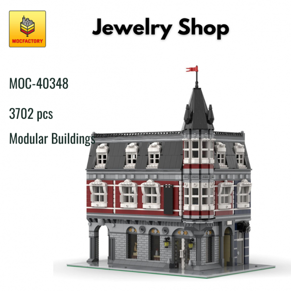 MOC 40348 Modular Buildings Jewelry Shop MOC FACTORY - MOULD KING
