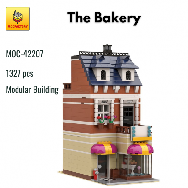 MOC 42207 Modular Buildings The Bakery MOC FACTORY - MOULD KING