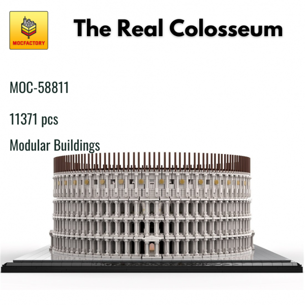 MOC 58811 Modular Buildings The Real Colosseum MOC FACTORY - MOULD KING
