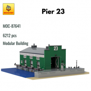 MOC 87641 Modular Building Pier 23 Train Scene MOC FACTORY - MOULD KING