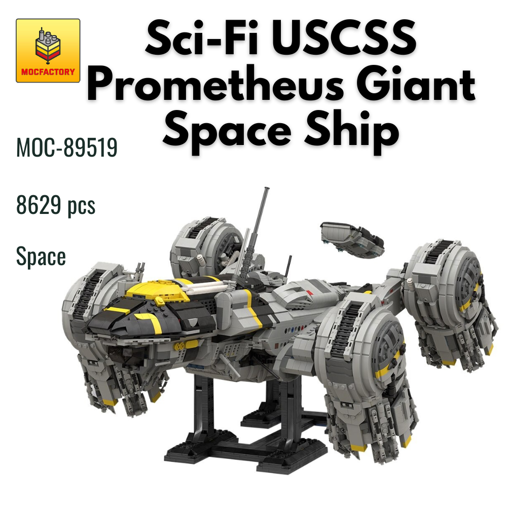 MOC-89519 Sci-Fi USCSS Prometheus Giant Space Ship With 8629PCS | MOULD KING