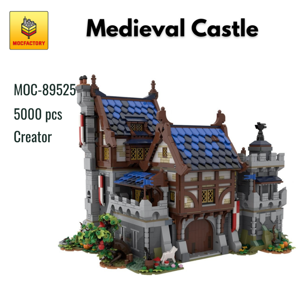 MOC-89525 Medieval Castle With 5000 Pieces