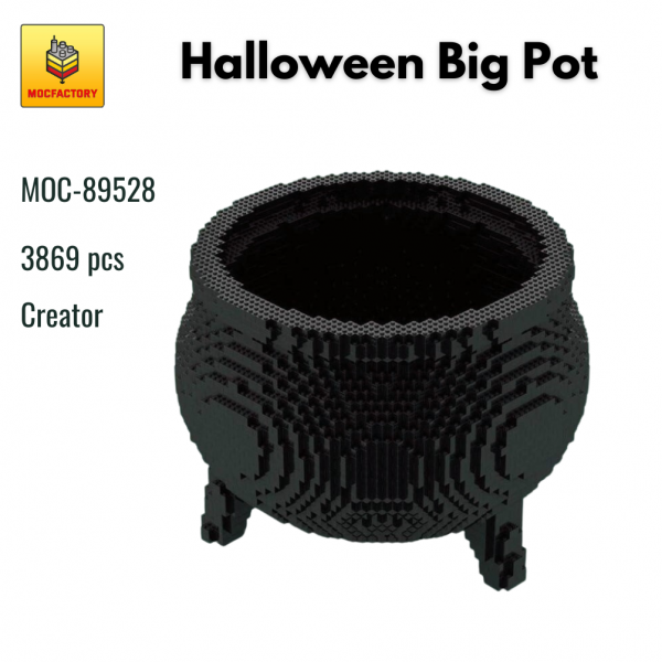 MOC 89528 Creator Halloween Big Pot MOC FACTORY - MOULD KING