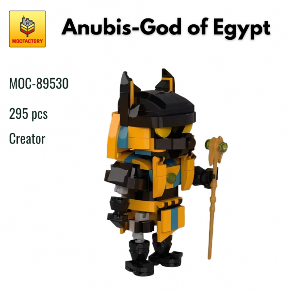 MOC 89530 Creator Anubis God of Egypt MOC FACTORY - MOULD KING