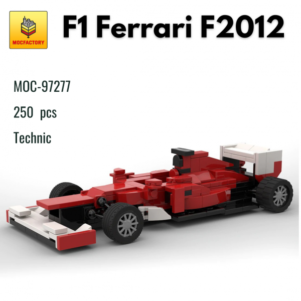 MOC 97277 Technic F1 Ferrari F2012 MOC FACTORY - MOULD KING