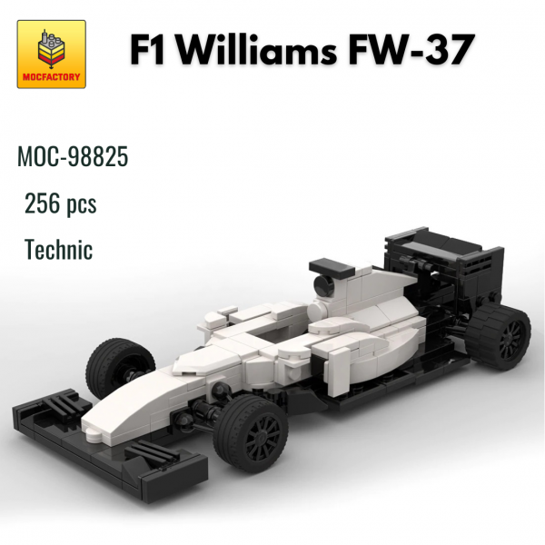 MOC 98825 Technic F1 Williams FW 37 MOC FACTORY - MOULD KING