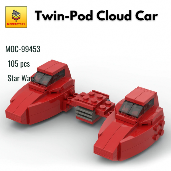 MOC 99453 Star Wars Twin Pod Cloud Car MOC FACTORY - MOULD KING