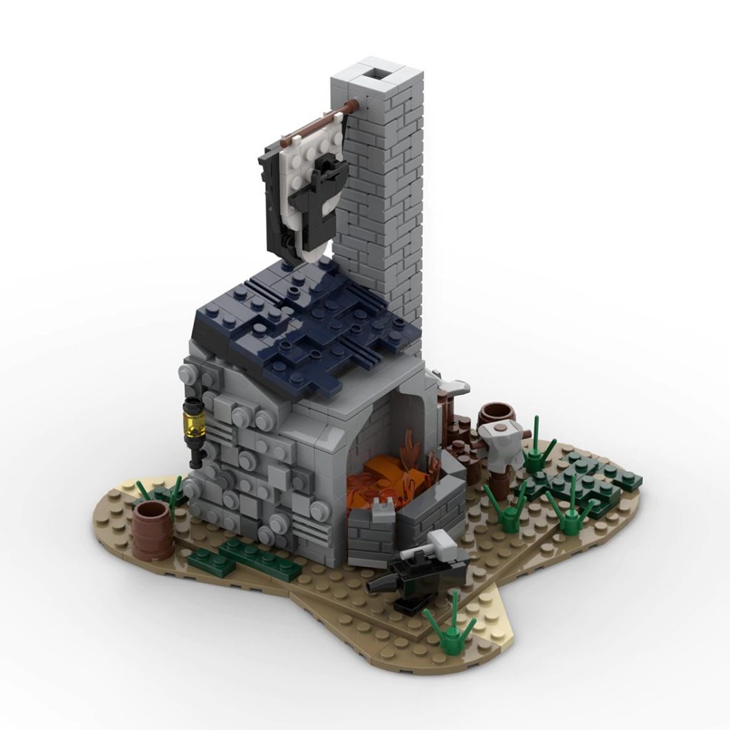 MOC-63750 Medieval Blacksmith With 414 Pieces