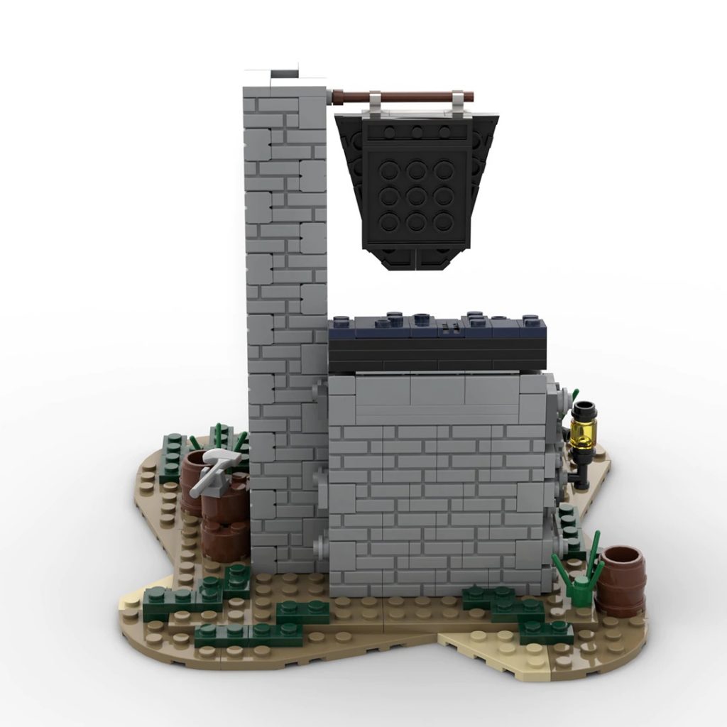 MOC-63750 Medieval Blacksmith With 414 Pieces