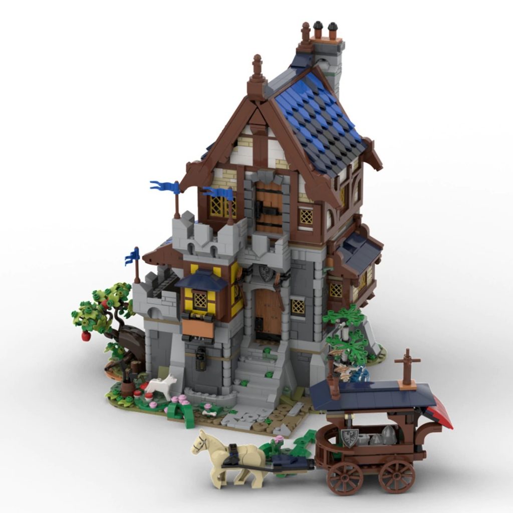 MOC-118869 Medieval Castle Fortress With 3151 Pieces