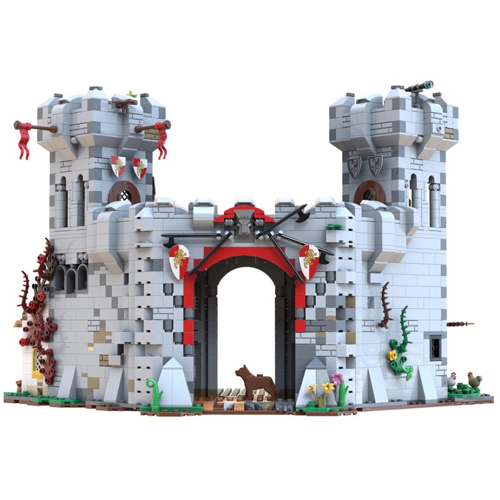 MOC-120736 Medieval Castle With 2136PCS