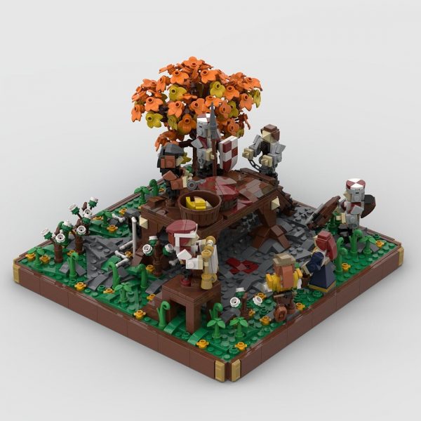 Medieval Execution Of Two Robber Knights MOC 109831 2 - MOULD KING