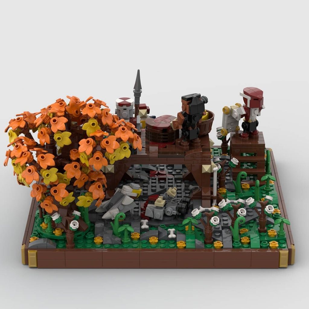 MOC-109831 Medieval Execution Of Two Robber Knights With 1527 Pieces
