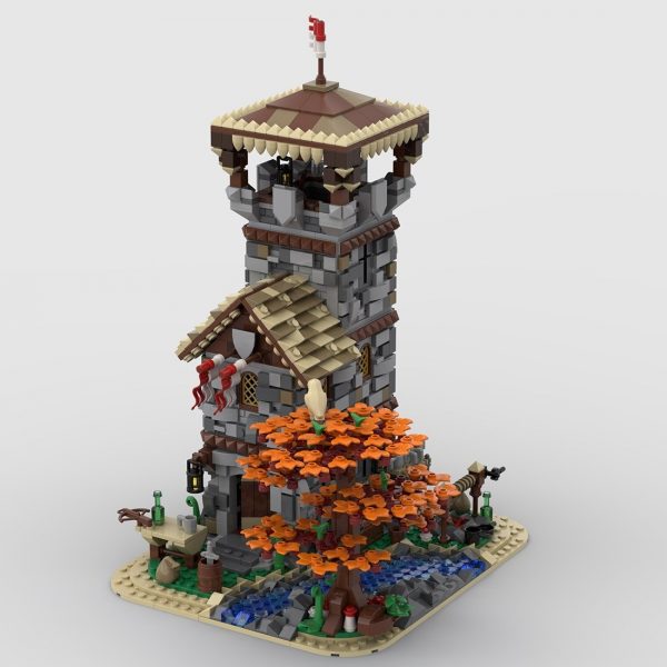 Medieval Guard House by the River Version 2.0 MOC 106523 3 - MOULD KING