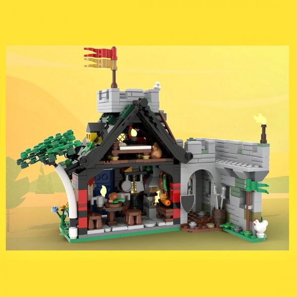 Medieval Mini Guarded Inn MOC 114616 2 - MOULD KING