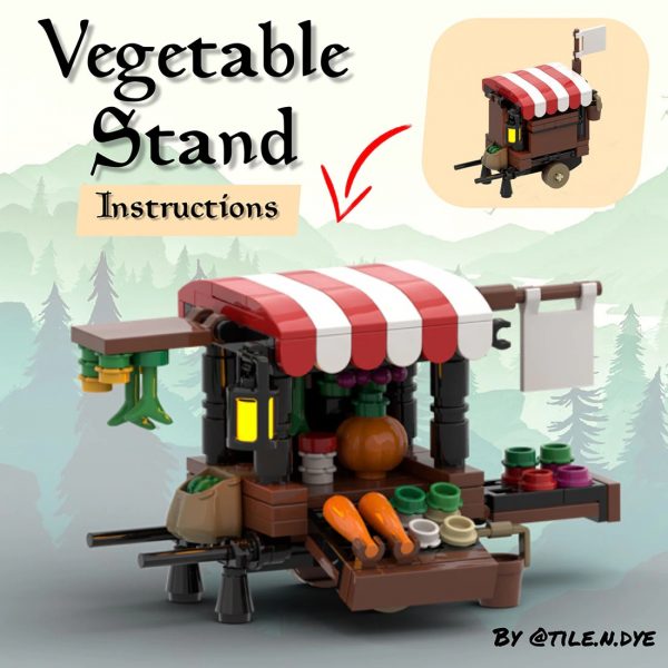 Medieval Vegetable Stand MOC 114509 1 - MOULD KING