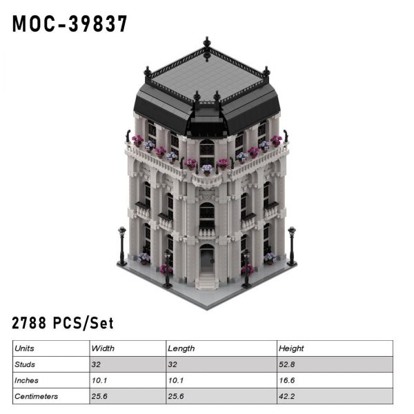 Modular House MOC 39837 1 - MOULD KING